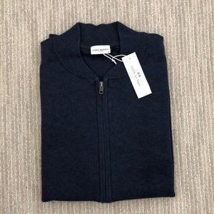 John Henric Sweden Full Zip Bomber Sweater